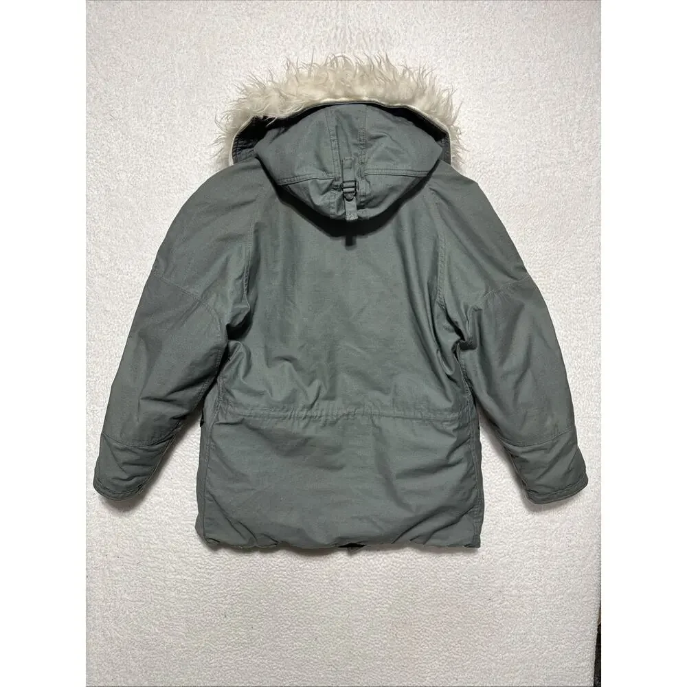 New Rare Genuine US Issue Vintage USAF N3B Cold Weather ECW Parka Jacket Medium